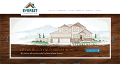 Desktop Screenshot of everest-construction.com